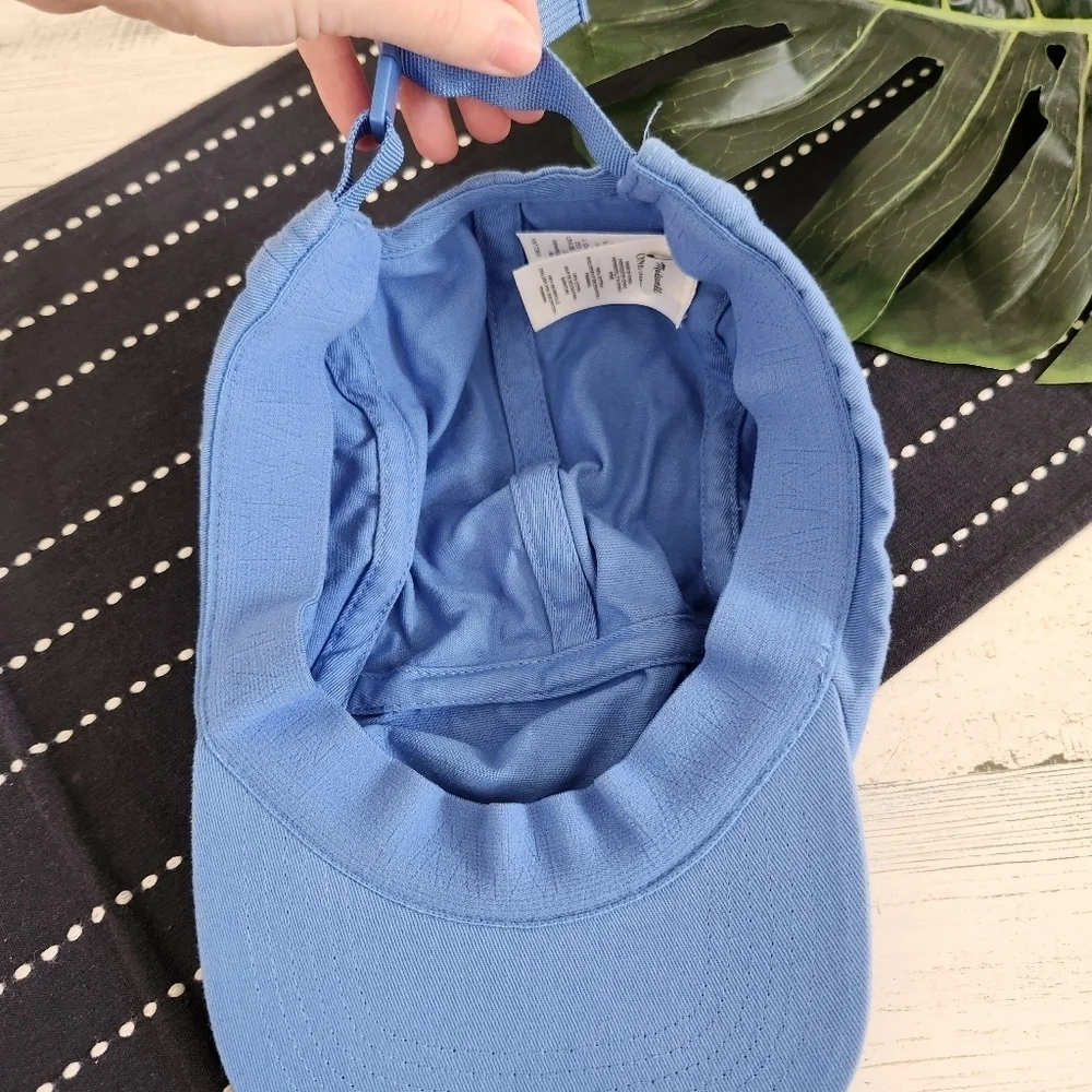 Madewell Cotton Canvas Five Panel Baseball Cap Oasis Blue